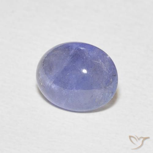 Tanzanite Bleu violet intense naturelle ovale, 2.03 ct, Transparent