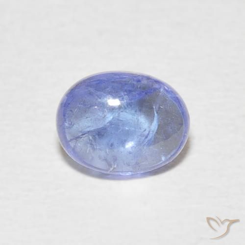 1.57ct Naturel Bleu foncé Tanzanite, ovale, Transparent