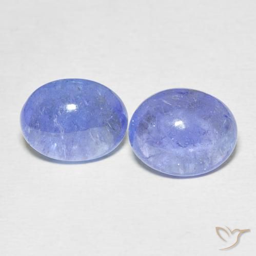 6.35ctw Naturel Bleu violet intense Tanzanite, ovale, Transparent