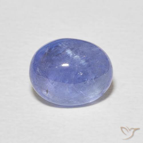 Tanzanite Bleu violet intense naturelle ovale, 3.56 ct, Transparent