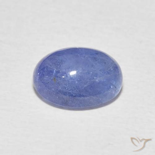 Tanzanite Bleu violet intense naturelle ovale, 3.56 ct, Transparent