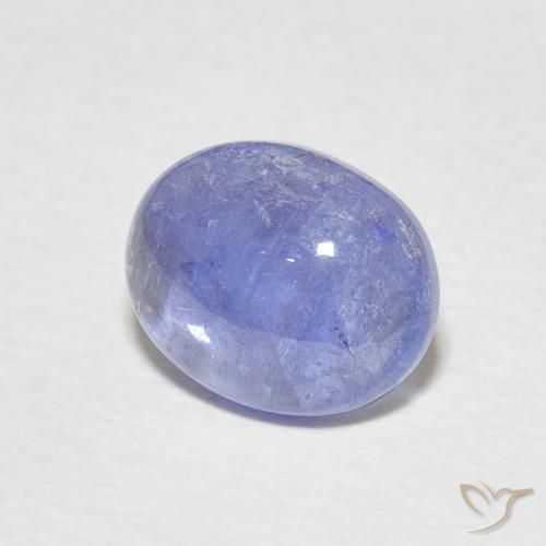 Tanzanite Bleu violet intense naturelle ovale, 3.09 ct, Transparent