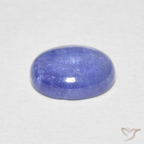 Tanzanite Bleu violet intense naturelle ovale, 3.09 ct, Transparent