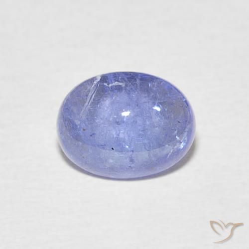 2.42ct Naturel Bleu clair Tanzanite, ovale, Transparent