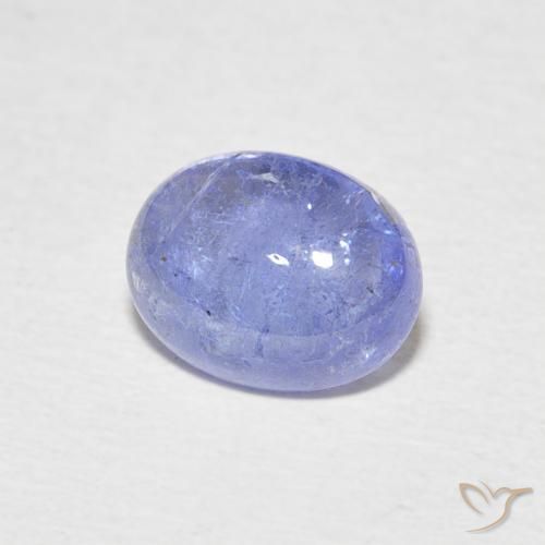 Tanzanite Bleu clair naturelle ovale, 2.42 ct, Transparent