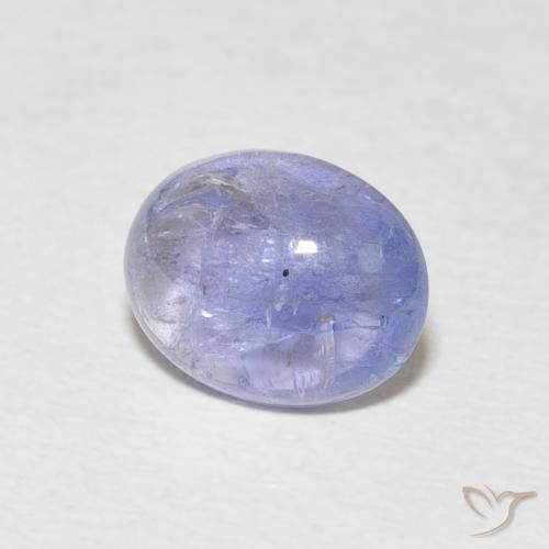 Tanzanite Bleu violet intense naturelle ovale, 2.63 ct, Transparent