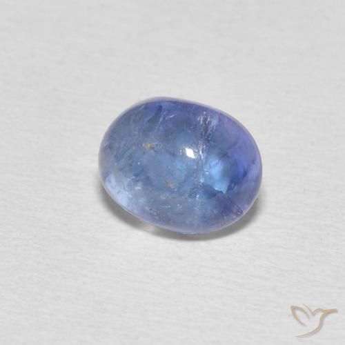 Tanzanite Bleu clair naturelle ovale, 1.80 ct, Transparent