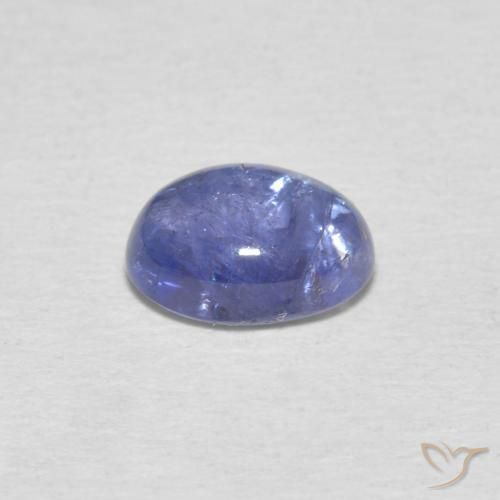 Tanzanite Bleu violacé léger naturelle ovale, 1.76 ct, Transparent