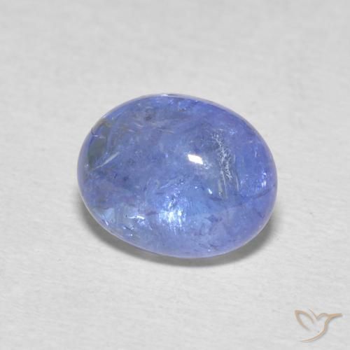 Tanzanite Bleu clair naturelle ovale, 2.86 ct, Transparent