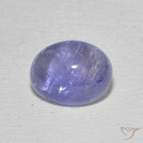 Tanzanite Bleu violet intense naturelle ovale, 2.89 ct, Transparent
