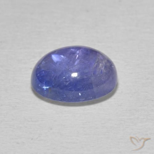 Tanzanite Bleu violet intense naturelle ovale, 2.89 ct, Transparent