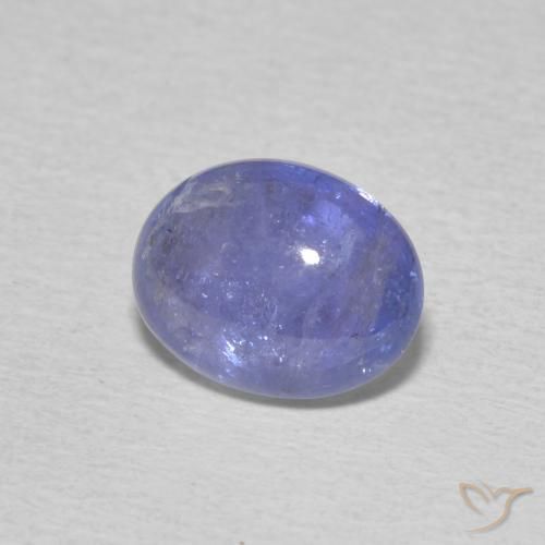 Tanzanite Bleu violet intense naturelle ovale, 2.31 ct, Transparent