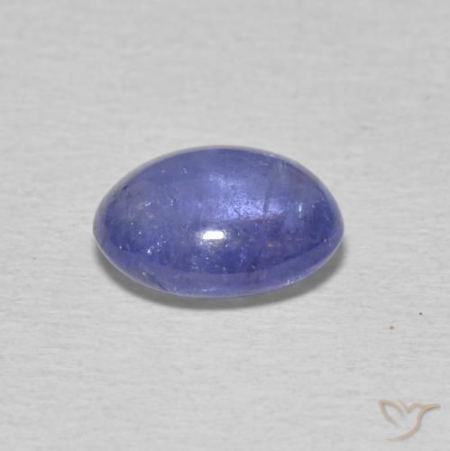 Tanzanite Bleu violet intense naturelle ovale, 2.31 ct, Transparent