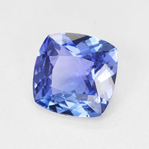 Tanzanite Violet foncé Bleu naturelle Coussin, 2.15 ct, VVS-VS