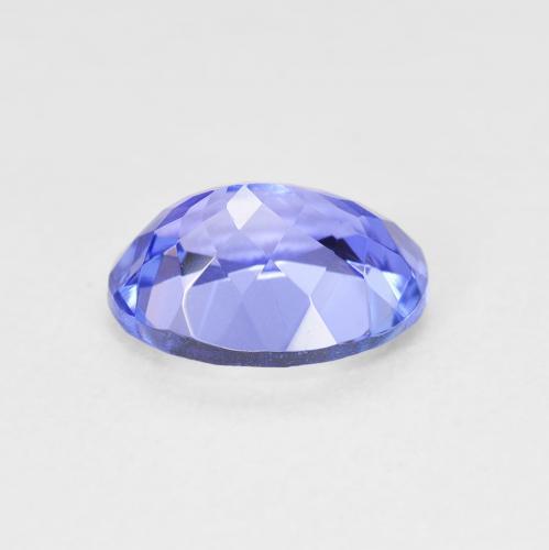 Tanzanite bleu violet intense naturelle coupe ovale, 2,00 ct, VVS