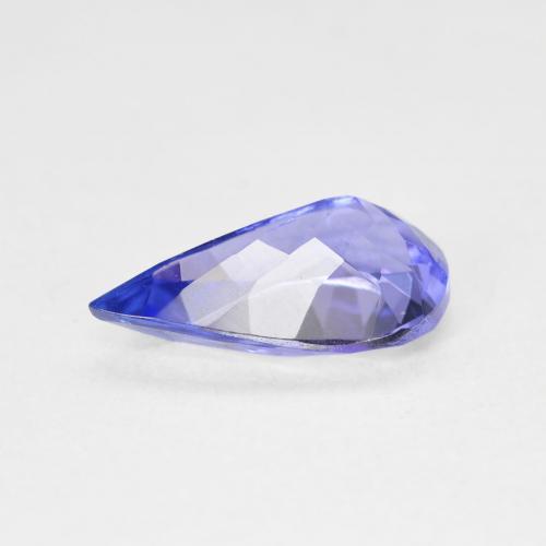Tanzanite Violet foncé Bleu naturelle En forme de poire, 2.14 ct, VVS