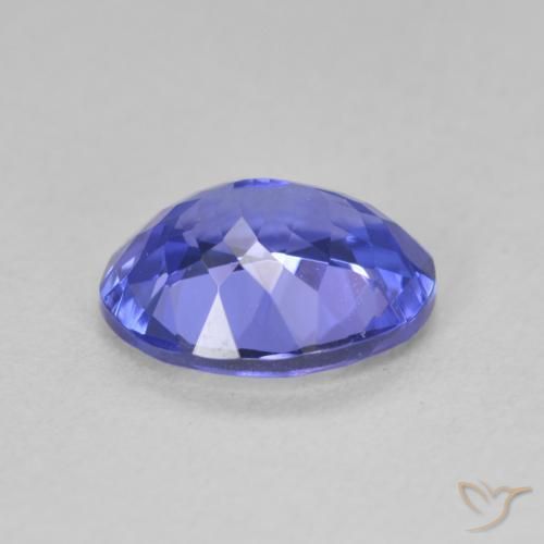Tanzanite Violet foncé Bleu naturelle ovale, 2.14 ct, VVS