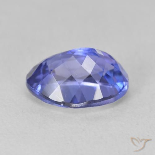 Tanzanite Bleu pourpre profond naturelle ovale, 2.91 ct, VVS