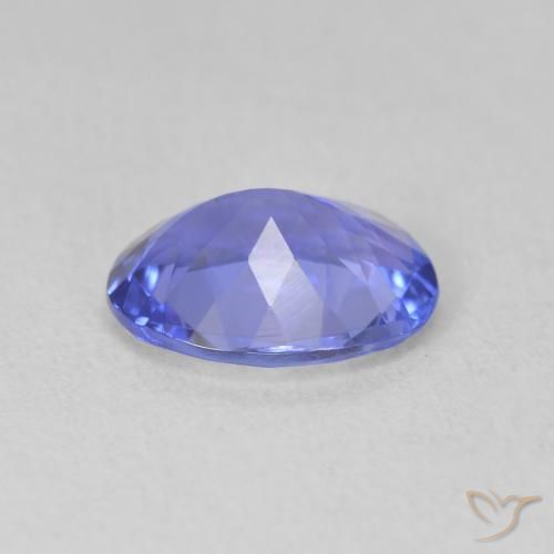 Tanzanite Bleu violet intense naturelle ovale, 1.54 ct, VVS