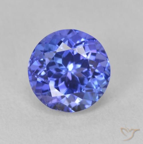 Tanzanite Violet foncé Bleu naturelle Tour, 1.73 ct, VVS