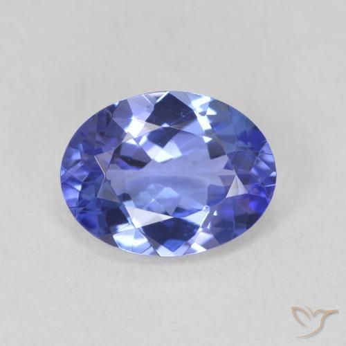1.88ct Naturel Bleu Tanzanite, ovale, VVS