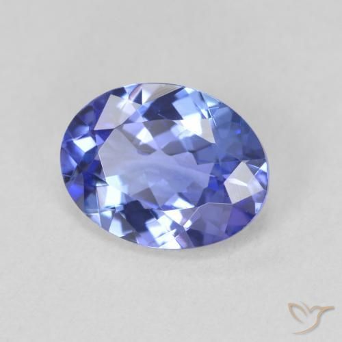 Tanzanite Bleu naturelle ovale, 1.88 ct, VVS