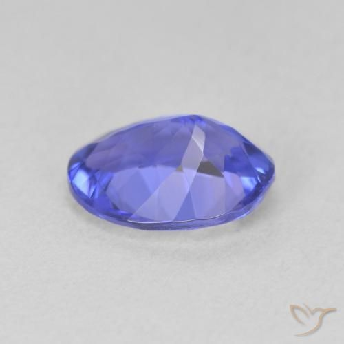 Tanzanite Violet foncé Bleu naturelle ovale, 1.88 ct, VVS