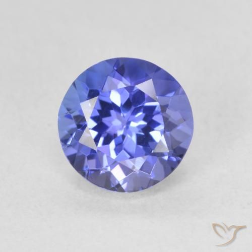 1.42ct Naturel Bleu violet intense Tanzanite, Tour, VVS
