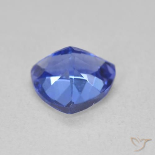 Tanzanite Violet foncé Bleu naturelle Trillion, 1.30 ct, VVS