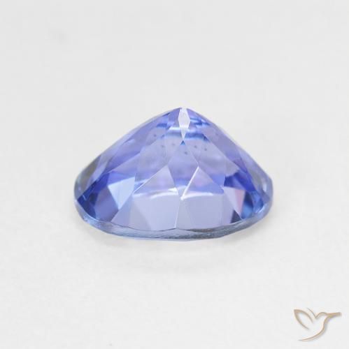 Tanzanite Violet foncé Bleu naturelle ovale, 1.69 ct, VVS
