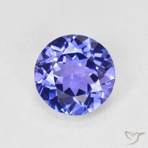1.32ct Naturel Violet Bleu Tanzanite, Tour, VVS-VS