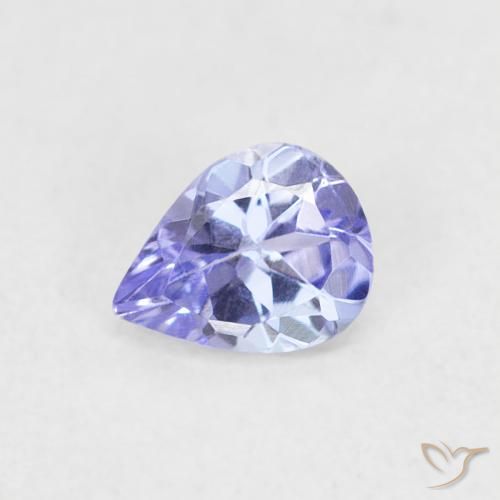 0.35ct Naturel Violet Bleu Tanzanite, En forme de poire, VVS-VS