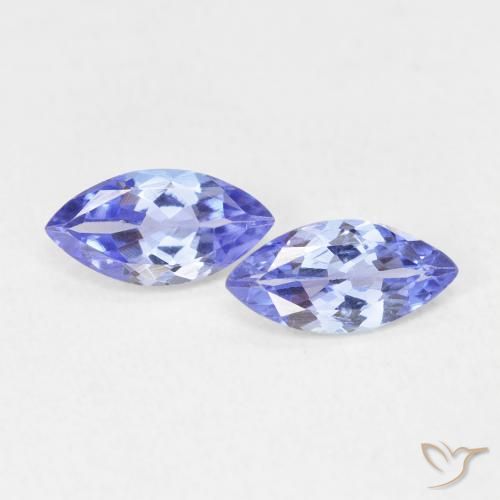 0.71ctw Naturel Violet Bleu Tanzanite, Marquise, VVS-VS