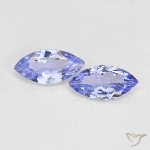 0.64ctw Naturel Violet Bleu Tanzanite, Marquise, VVS-VS