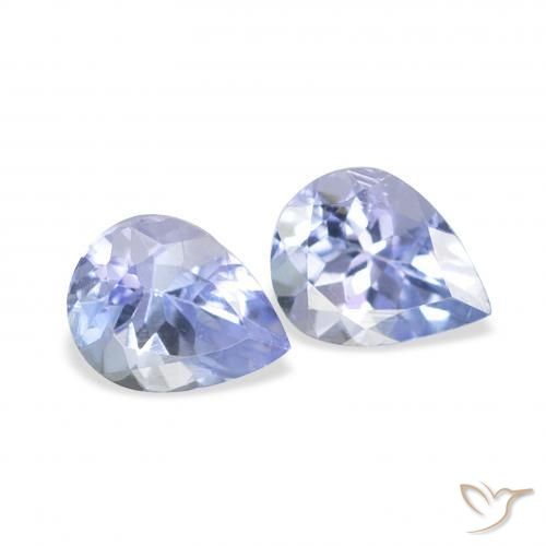 Shop natural 0.71ct Bleu pastel Tanzanite gems, En forme de poire, from Tanzanie at GemSelect. In stock, global shipping!