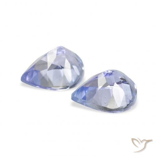 Shop natural 0.71ct Bleu pastel Tanzanite gems, En forme de poire, from Tanzanie at GemSelect. In stock, global shipping!