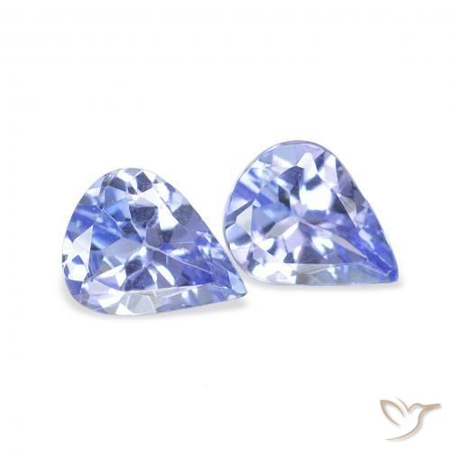 Shop natural 0.66ct Bleu pastel Tanzanite gems, En forme de poire, from Tanzanie at GemSelect. In stock, global shipping!