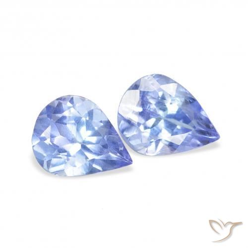 Shop natural 0.71ct Bleu pastel Tanzanite gems, En forme de poire, from Tanzanie at GemSelect. In stock, global shipping!