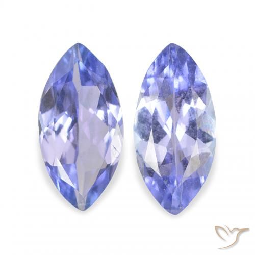 0.65ctw Naturel Bleu foncé Tanzanite, Marquise, VVS-VS
