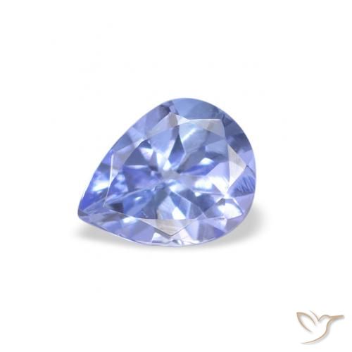 0.32ct Naturel Bleu pastel Tanzanite, En forme de poire, VS