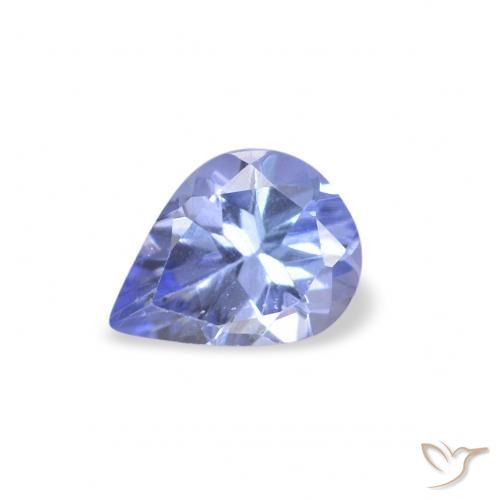 0.28ct Naturel Bleu pastel Tanzanite, En forme de poire, VS