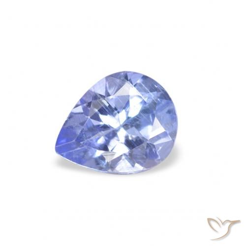 0.31ct Naturel Bleu pastel Tanzanite, En forme de poire, VS