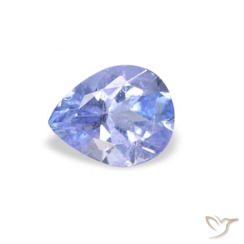 0.33ct Naturel Bleu pastel Tanzanite, En forme de poire, VS