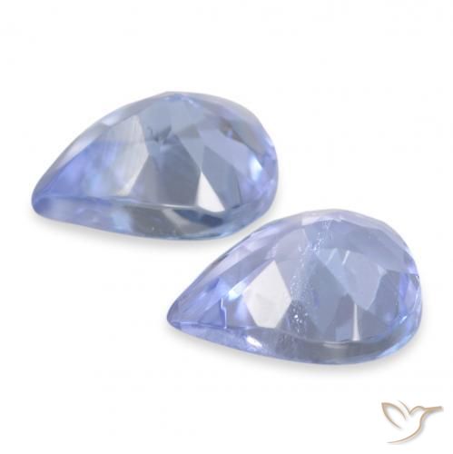 Shop natural 0.63ct Bleu pastel Tanzanite gems, En forme de poire, from Tanzanie at GemSelect. In stock, global shipping!