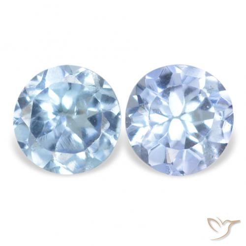 0.29ctw Naturel Blanc bleuâtre Tanzanite, Tour, VS