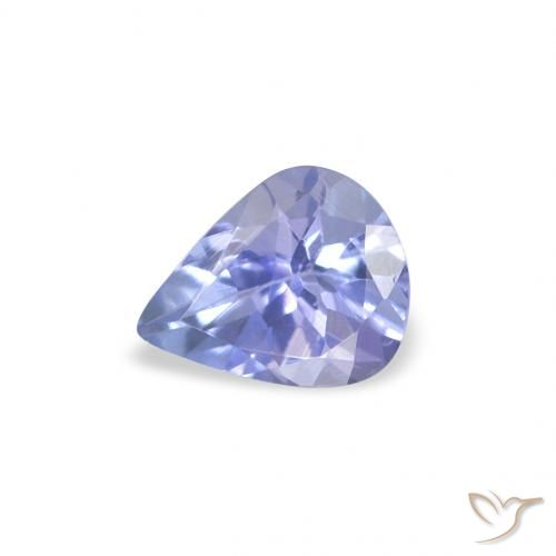 0.30ct Naturel Bleu clair Tanzanite, En forme de poire, VS