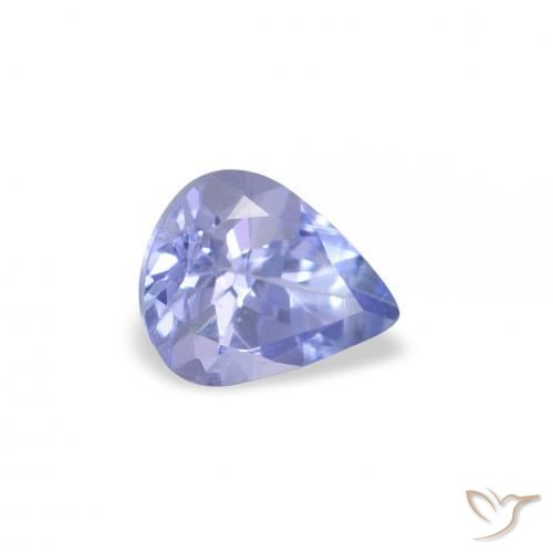Tanzanite Bleu clair naturelle En forme de poire, 0.30 ct, VS