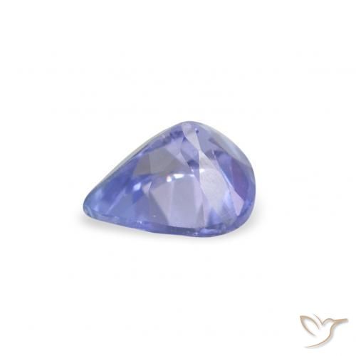 Tanzanite Bleu clair naturelle En forme de poire, 0.30 ct, VS