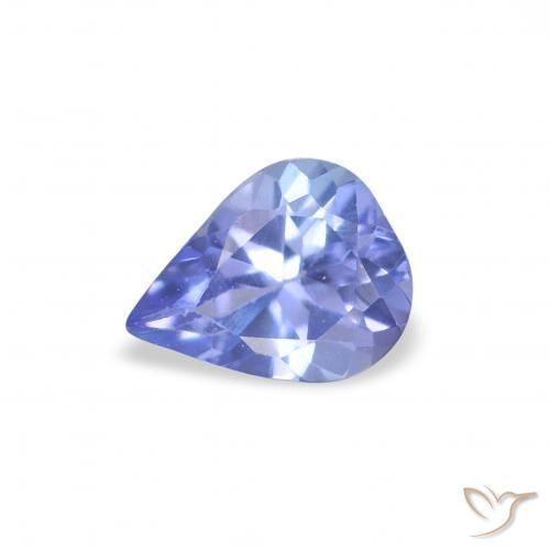 0.34ct Naturel Violet Bleu Tanzanite, En forme de poire, VS