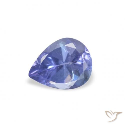 0.31ct Naturel Bleu intense Tanzanite, En forme de poire, VS